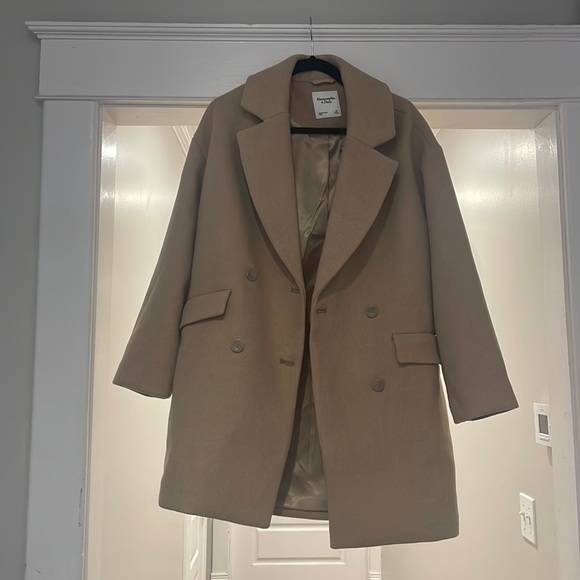 Abercrombie Wool Blend Coat - Picture 1 of 5